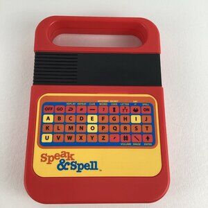 Speak & Spell Handheld Electronic Learning Game System Retro Kahootz Toy 2019